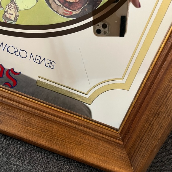 Beautiful bar mirror, Seagram’s seven crowns of sports collection, Chicago cubs - Picture 8 of 16